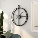 Large Silent Wall Clock Modern Design