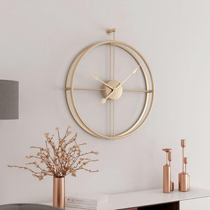 Large Silent Wall Clock Modern Design