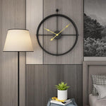 Large Silent Wall Clock Modern Design