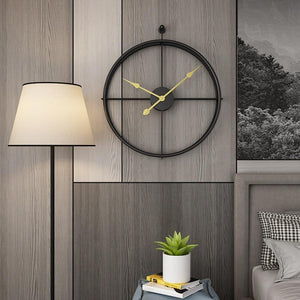 Large Silent Wall Clock Modern Design