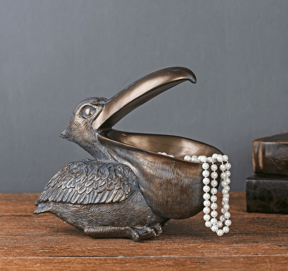BIRD PELICAN KEY STORAGE DECORATION